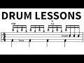 Basic Swing Drum Beat Notation