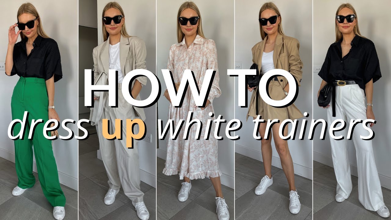 6 ways to wear your trusty white sneakers this week