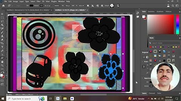 How to create a simple designs Using Styles and custom shapes