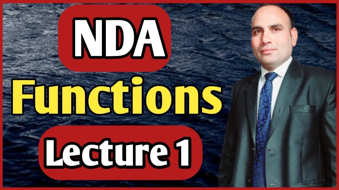 Relations and functions for NDA|NDA maths||NDA exam preparation videos ...