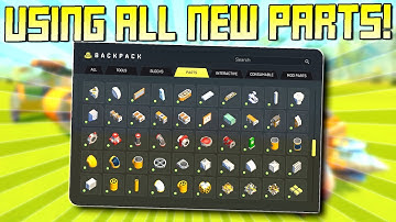 Building a Working Car Using Every Survival Part ONLY ONCE! - Scrap Mechanic Gameplay