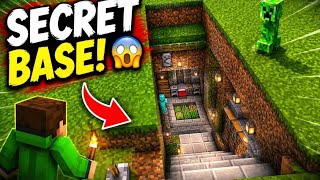 Secret base tutorial || #minecraft #video