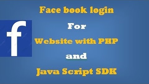 Facebook Login for website with PHP code and JavaScript SDK | #php #facebook #facebooklogin