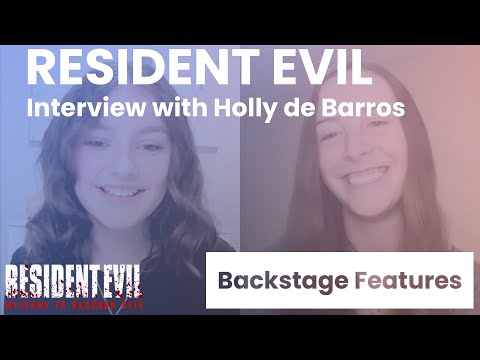 Resident Evil Interview with Holly de Barros | Backstage Features with Gracie Lowes