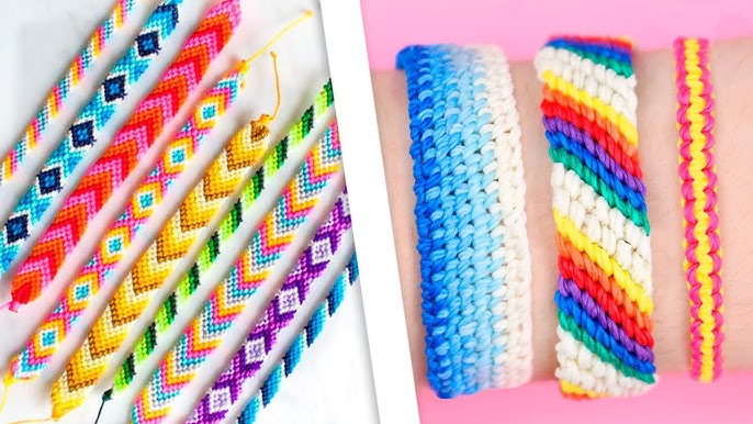 20 IDEAS PARA HACER PULSERAS DE HILO ❤️COMPILACIÓN - Tutoriales Belen 