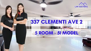 337 Clementi Avenue 2 - 5 room HDB For Sale Point Block @PropertyLimSisters