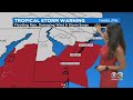 Philadelphia Weather: Tropical Storm Warning