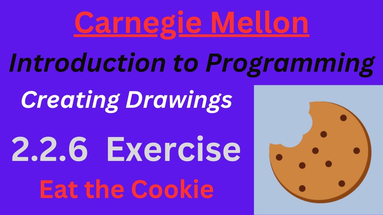 CM Intro to Programming Unit 2 Lesson 2 Exercise: Eat the Cookie - YouTube