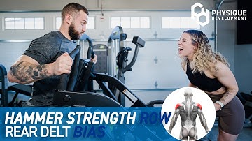 How to Hammer Strength Row with Rear Delt Bias