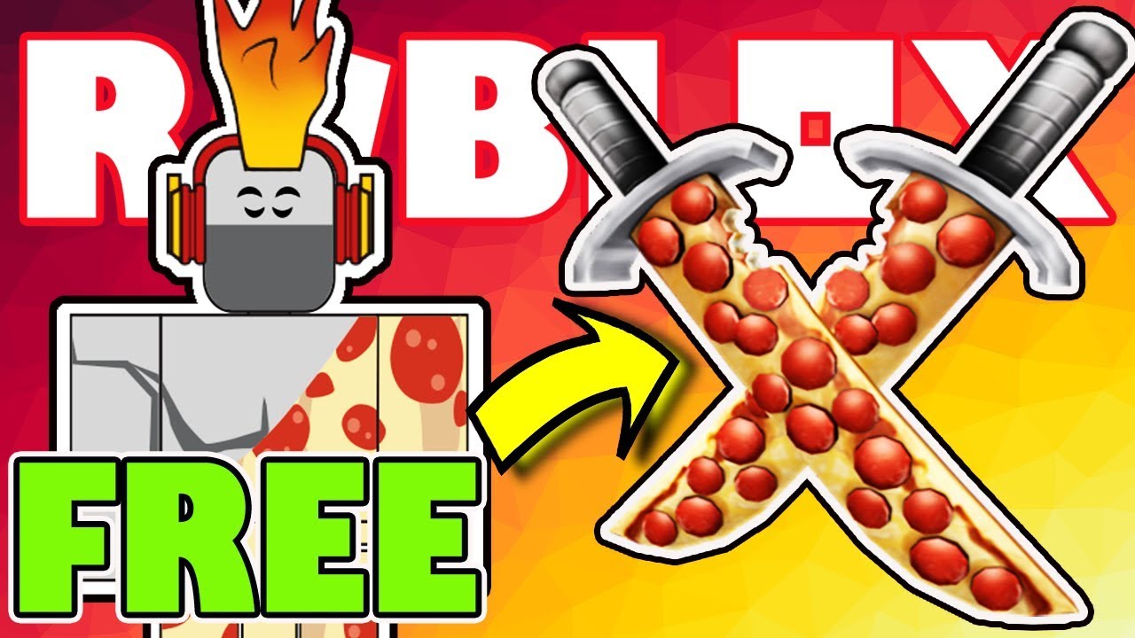 Free Prize Pizza Swordpack Virtual Item Roblox Celebrity Series - kunai strap roblox