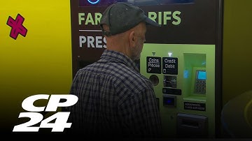 Presto vending machines on TTC not working