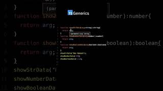 Lecture7: Generics in Typescript #typescript #javascript #code #shorts #viral