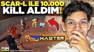 SCAR-L İLE 10.000 KİLL ALDIM! MASTER YAPTIM - PUBG MOBİLE
