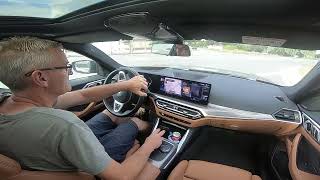 It is so nice driving with my car BMW i4 m50 #satisfied #BMW 