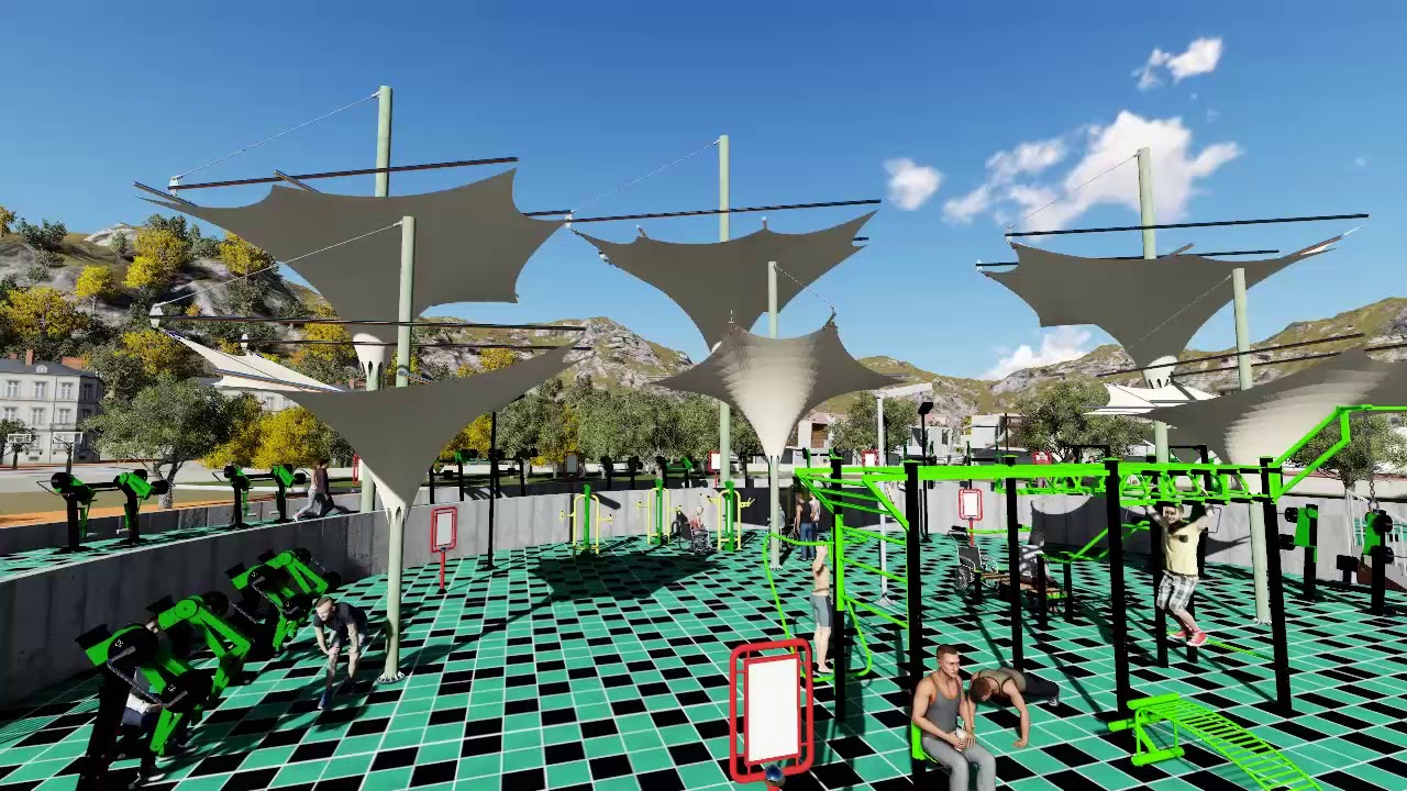 KENSABO pro outdoor gym introduce show YouTube