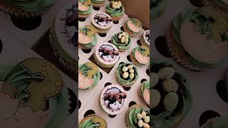 Dino Cupcakes  #birthdaycake #birthdaycelebration #cakedesign #sweetcupcake #tiktoktrend #viral