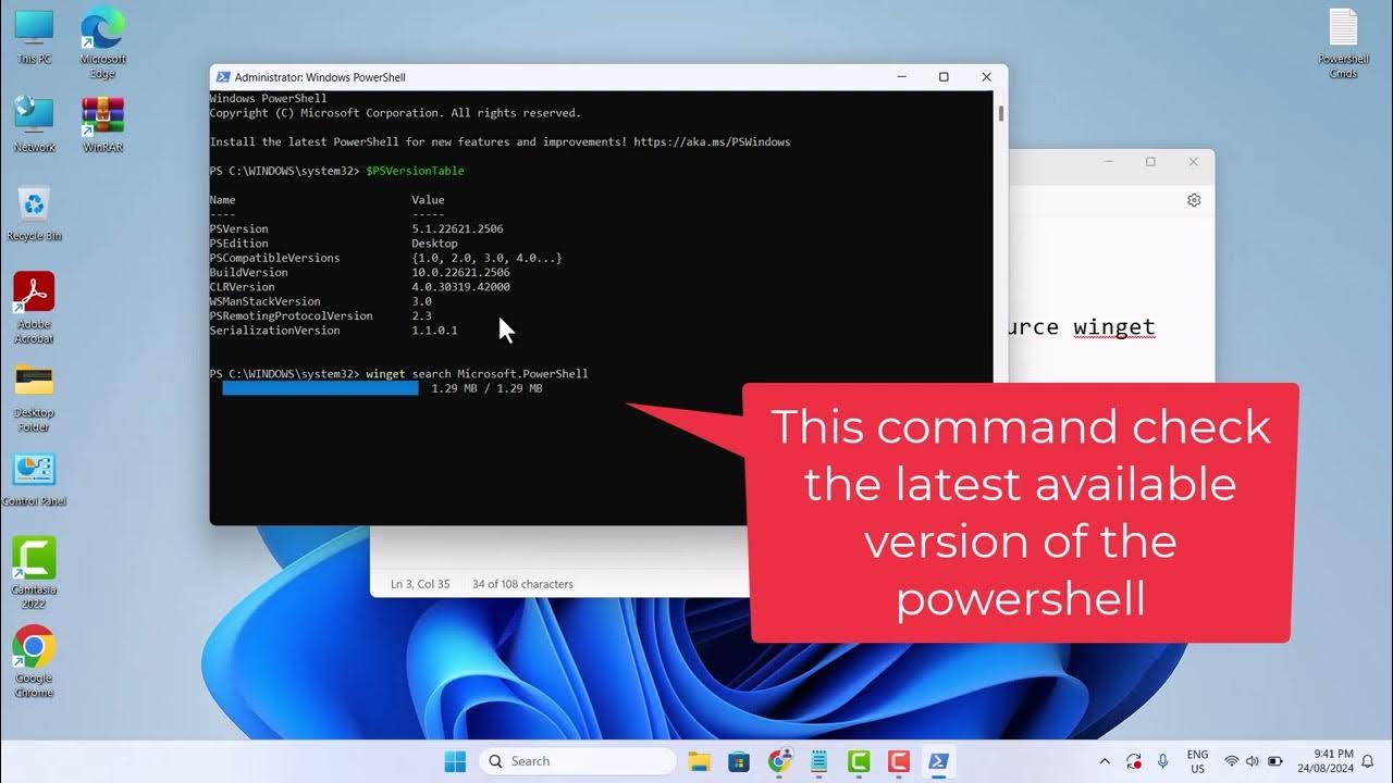 How to update powershell on windows 11 install latest version of
