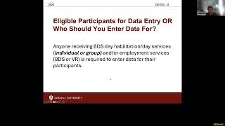 DESOS Data Entry Refresher and Updates Zoom Meeting April 2025