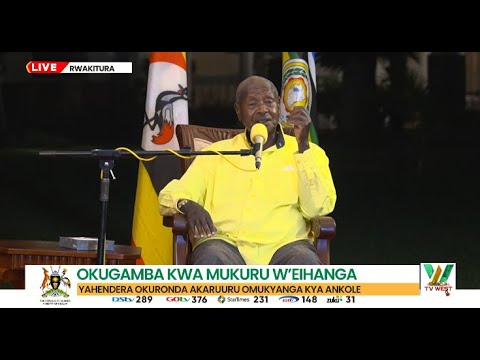 TV WEST LIVE Okugamba Kwa Mukuru W Eihanga RWAKITURA