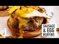 Sausage and egg muffins  delicious magazine
