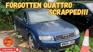 Watch Us Scrap a Forgotten Audi Quattro and Grab Another Sprinter Luton!