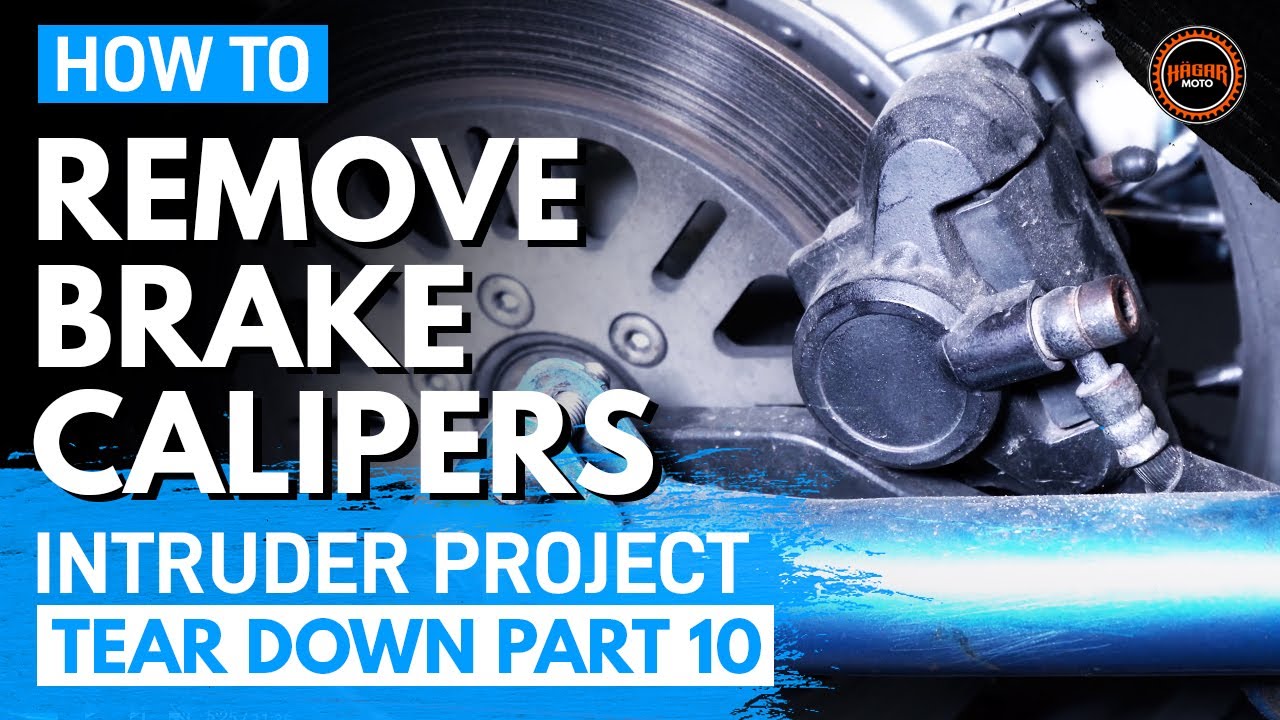 Suzuki Intruder VS1400: Remove Brake Callipers - Tear Down Part 10