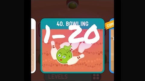 Dig This (Dig It) 40-1 to 40-20 Bowling Walkthrough Solution