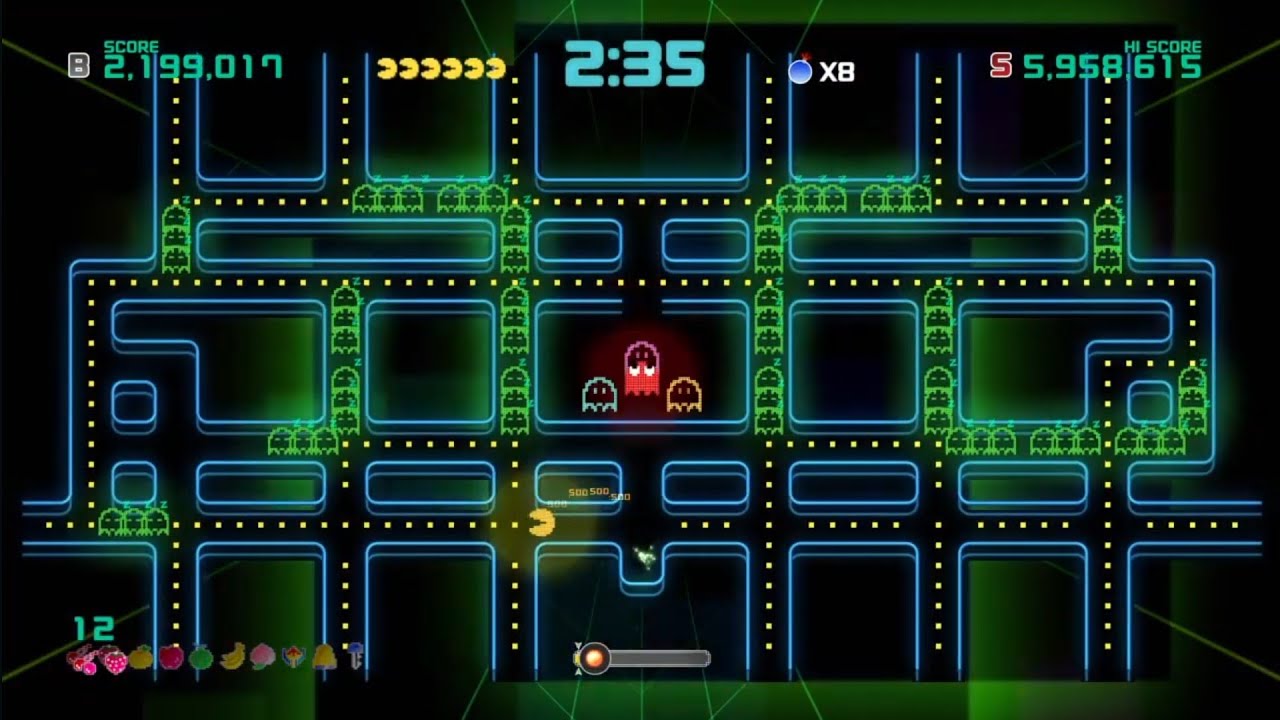 Pac-Man CE 2 - Junction: Single Train - 6,005,263 - YouTube
