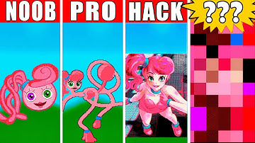Pixel Art (NOOB vs PRO vs HACKER) Poppy Playtime in Minecraft