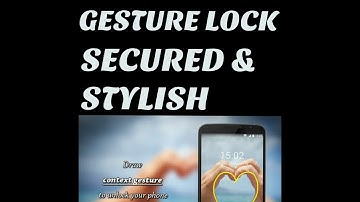 STYLISH LOCK SCREEN GESTURE MUST WATCH.,..