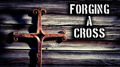 Forging a Split Cross from Copper Bar