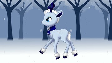 Wintry Deer - Walk Cycle