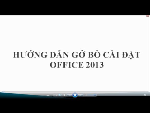 Hướng dẫn gở bỏ cài đặt office 2013