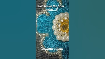 Silkthread hacks for beginners #aari #aariwork #aaritips #tips #aariembroidery #shorts #short