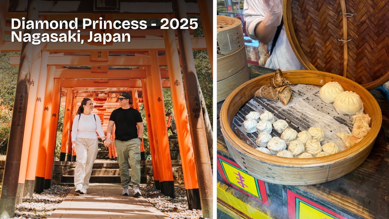 Nagaski, Japan On Your Own Diamond Princess - Cruise Vlog April 2025 - Day Three