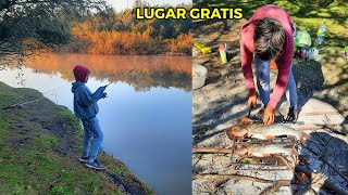 HERMOSO LUGAR, PESCA EN LUGAR GRATIS LA CALZADA DE ROUDE