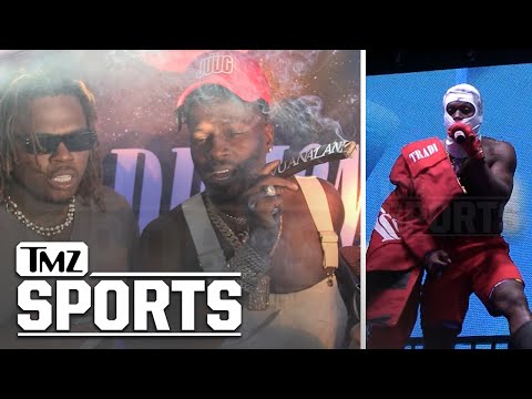 Antonio Brown Smokes Footlong Blunt At Gunna's Weed Strain Launch Event | TMZ Sports