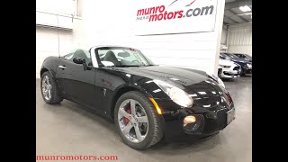 2008 Pontiac Solstice GXP SOLD SOLD SOLD  Turbo Leather Chrome Wheels Ceramic Coated Munro Motors