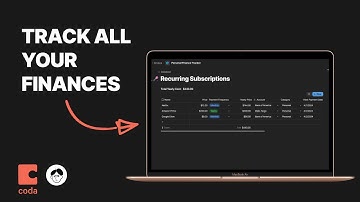 Updates to the Ultimate Personal Finance System in Coda (subscriptions tracking & more)
