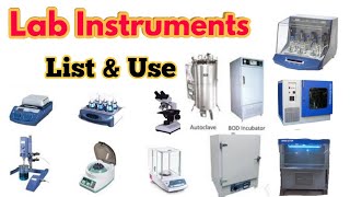 List Lab Instruments and Their Use