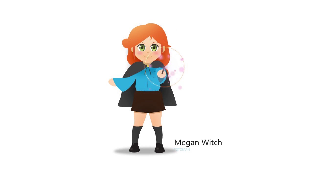 Flash Animate Test Megan Witch YouTube