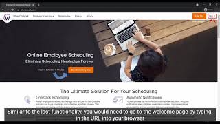 WhenToWork Basic Functionality Demo
