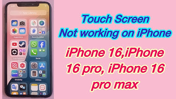 iOS 18: How to Fix Touch Screen Not Working on iPhone 16, iPhone 16 pro, iPhone 16 pro max!