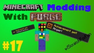 Minecraft Modding With Forge 1.4.7 Episode 16 - Creating a Custom Achievement + AchievementPage!