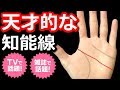 【手相占い】知能線が○○な人は天才的な発想の持ち主だった！？【ランキングワールド】