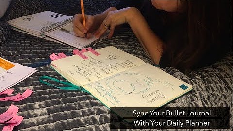 How I Sync My Bullet Journal and Business Planner