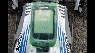 53.4mph Dual Ridge Tamiya TT02B Speed Test Castle Brushless 3s Prolines