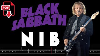 Black Sabbath – N.I.B. (🔴Bass Tabs | Notation) @ChamisBass   #blacksabbathbass Resimi