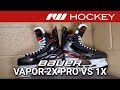 Bauer Vapor 2X Pro vs 1X Skates // Tech & Spec Comparison