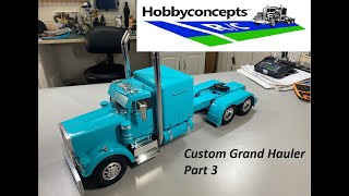 Tamiya 1/14 Grand Hauler Semi Truck Custom Build Part 3 - Finishing Up!